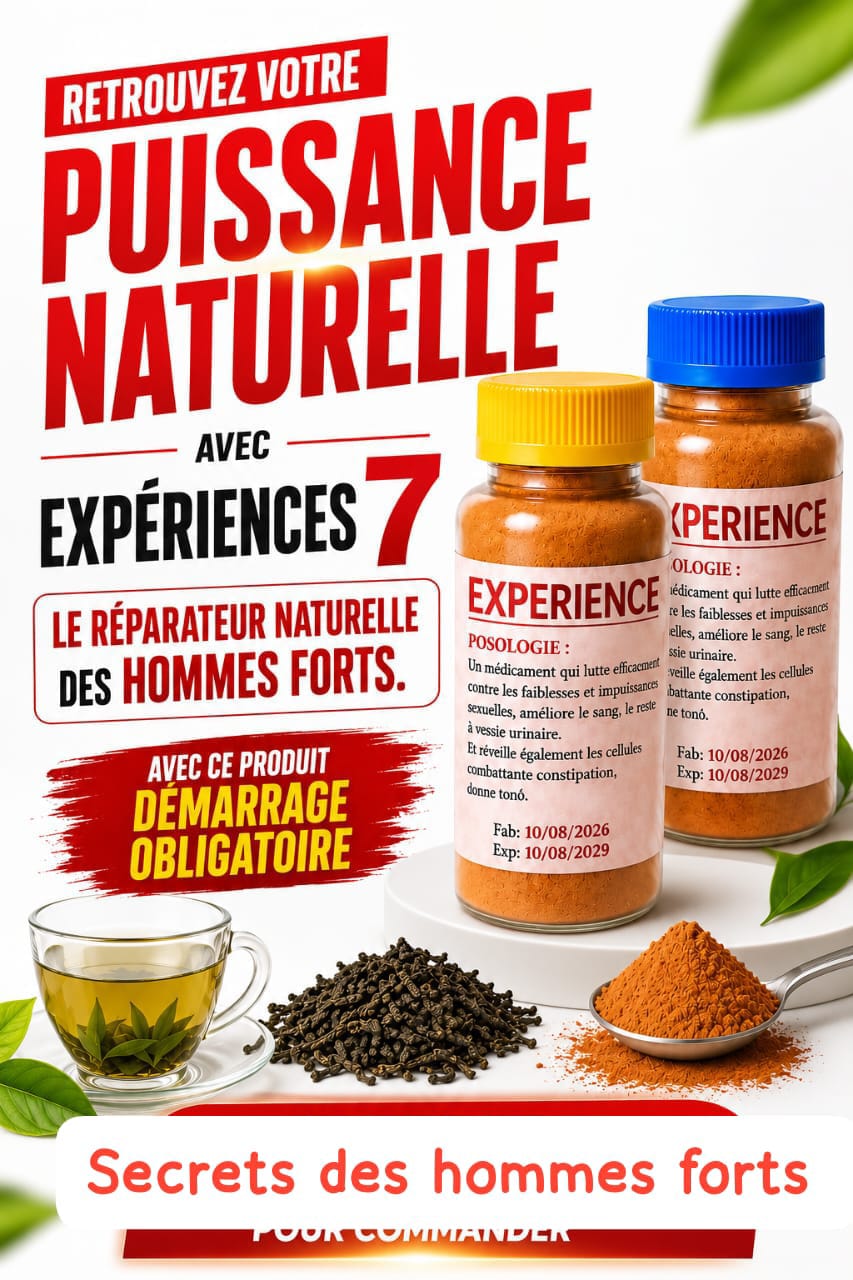 ENFIN, RETROUVEZ VOTRE VIRILITÉ ET PERFORMANCE GRÂCE A CE PRODUITS MIRACLE